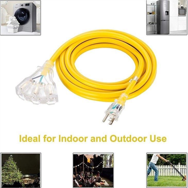 12/3 SJTW 100 ft Extension Cord